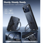 TORRAS Apple iPhone 17 Pro Ostand Klf-Black