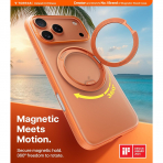 TORRAS Apple iPhone 17 Pro Ostand Fitness Klf-Cosmic Orange