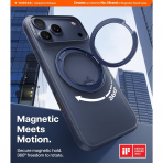 TORRAS Apple iPhone 17 Pro Ostand Fitness Klf-Deep Blue