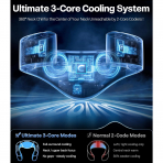 TORRAS COOLiFY Siber Yapay Zeka Boyun Tipi Klima-Black