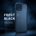 TORRAS iPhone 13 Darbeye Dayankl Klf-Frosted Black