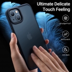 TORRAS iPhone 13 Darbeye Dayankl Klf-Frosted Black