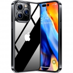 TORRAS Diamond Clear Serisi iPhone 14 Pro Max Klf-Black