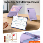 TORRAS Galaxy Z Fold 8 Manyetik Standl� K�l�f-Lavender