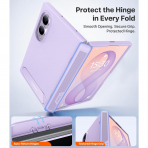 TORRAS Galaxy Z Fold 8 Manyetik Standl� K�l�f-Lavender