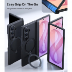 TORRAS Galaxy Z Fold 8 Ultra MagSafe Standl� K�l�f-Black