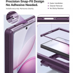 TORRAS Galaxy Z Fold 8 Ultra MagSafe Standl� K�l�f-Purple