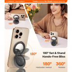 TORRAS Manyetik Halka Telefon Tutucu-Black