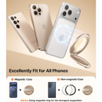 TORRAS Manyetik Halka Telefon Tutucu-Rosegold