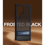 TORRAS MarsClimber Serisi Galaxy S23 Ultra Kickstand Klf (MIL-STD-810G)-Phantom Black