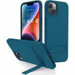 TORRAS iPhone 14 Plus Kickstand Silikon Klf (MIL-STD-810G)-Blue