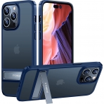 TORRAS MarsClimber Serisi iPhone 14 Pro Max Kickstand Klf (MIL-STD-810G)-Gracier Blue