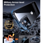 TORRAS MoonClimber Serisi iPhone 14 Pro Max Kickstand Klf (MIL-STD-810G)-Deep Purple