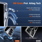 TORRAS MoonClimber Serisi Galaxy S22 Ultra Kickstand K�l�f (MIL-STD-810G)