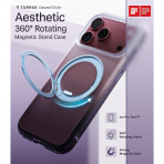 TORRAS O3 AIR Gradient iPhone 18 Pro Standl� K�l�f-Burgundy Purple Haze