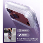 TORRAS O3 AIR Gradient iPhone 18 Pro Standl� K�l�f-Burgundy Purple Haze