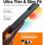 TORRAS OriginFit Serisi Apple iPhone 15 Slim Fit Klf-Matte Black