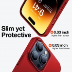 TORRAS OriginFit Serisi iPhone 14 Pro Slim Fit Klf-Magic Red