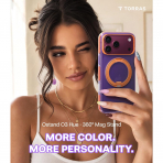 TORRAS Ostand Hue iPhone 18 Pro Max Koruyucu K�l�f-Lavender Purple