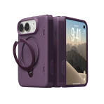 TORRAS Ostand Q3 Spin iPhone Duo Manyetik Standl� K�l�f-Purple