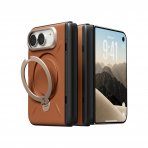 TORRAS Ostand Q3 VegSkin iPhone Duo Standl� K�l�f-Amber Brown