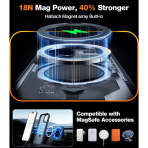 TORRAS Ostand Spin iPhone 15 Pro Max Klf-Black
