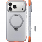 TORRAS Q3 Rugged iPhone 18 Pro Koruyucu K�l�f-Sunrise Silver