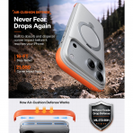 TORRAS Q3 Rugged iPhone 18 Pro Koruyucu K�l�f-Sunrise Silver