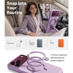 TORRAS Q3 Silicone iPhone 18 Pro Standl� Silikon K�l�f-Purple