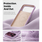 TORRAS Q3 Silicone iPhone 18 Pro Standl� Silikon K�l�f-Purple