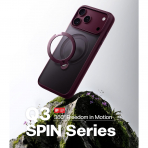 TORRAS Q3 Spin iPhone 18 Pro Max Standl� Manyetik K�l�f-Purple