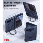 TORRAS Q3 Spin iPhone Duo Manyetik Standl� K�l�f