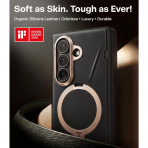 TORRAS Q3 VegSkin Samsung Galaxy Z Fold 8 Ultra K�l�f-Midnight Black