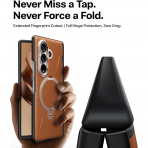 TORRAS Q3 VegSkin Samsung Galaxy Z Fold 8 Ultra K�l�f-Saddle Brown
