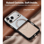 TORRAS Q3 VegSkin iPhone 18 Pro Max Standl� Deri K�l�f-Stone Gray