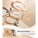TORRAS Q3 Wind iPhone 18 Pro Standl� Silikon K�l�f-Cream Glow