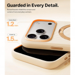 TORRAS Q3 Wind iPhone 18 Pro Standl� Silikon K�l�f-Cream Glow