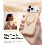 TORRAS Q3 Wind iPhone 18 Pro Standl� Silikon K�l�f-Cream Glow