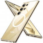 TORRAS Samsung Galaxy S24 Ultra Manyetik Klf-Diamond Clear