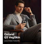 TORRAS Samsung Galaxy S26 Ultra Ostand Q3 VegSkin K�l�f-Black