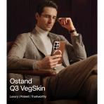 TORRAS Samsung Galaxy S26 Ultra Ostand Q3 VegSkin K�l�f-Brown