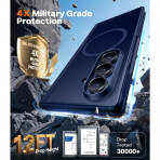 TORRAS Samsung Galaxy Z Fold 7 Manyetik Klf -Blue