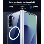 TORRAS Samsung Galaxy Z Fold 7 Manyetik Klf -Clear