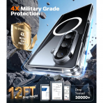 TORRAS Samsung Galaxy Z Fold 7 Manyetik Klf -Clear