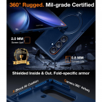 TORRAS Samsung Galaxy Z Fold 7 Standl� K�l�f -Blue