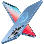 TORRAS Ultra nce Apple iPhone 15 Pro Max Manyetik Klf -Sky Blue