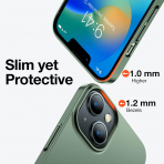 TORRAS iPhone 13 Mini Tam Korumal� Mat K�l�f-Green