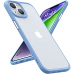 TORRAS iPhone 14 Darbeye Dayankl Klf-Sky Blue