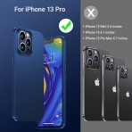 TORRAS iPhone 13 Pro Slim Fit Klf-Navy Blue