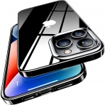 TORRAS iPhone 14 Pro Darbeye Dayanıklı Kılıf (Kristal)-Black